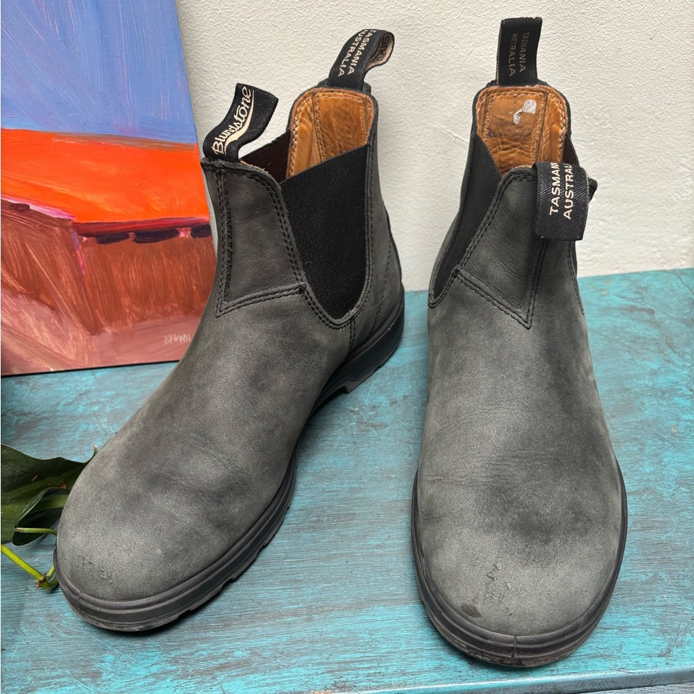 Blundstone Charcoal Leather Boots